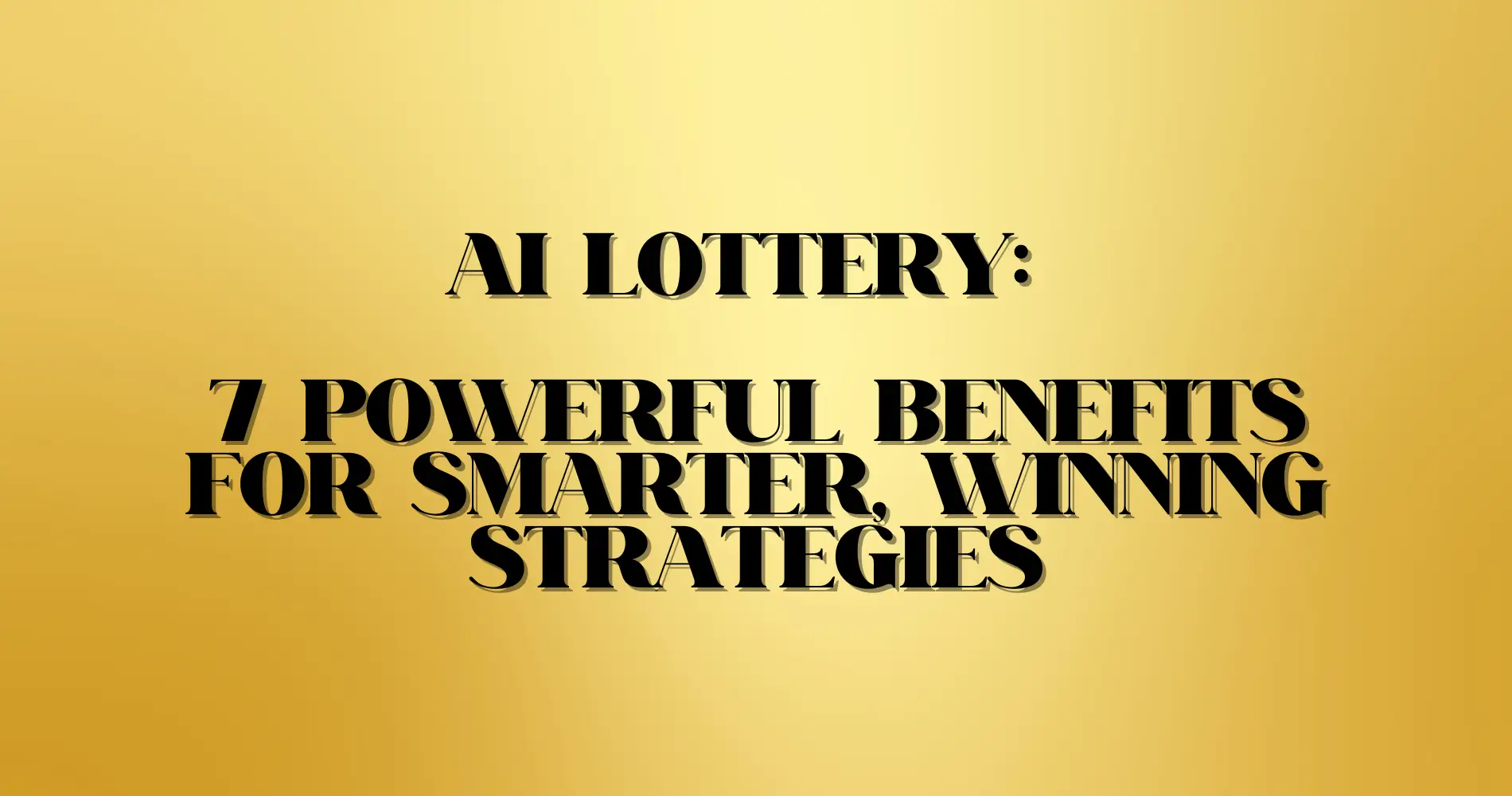 ai lottery